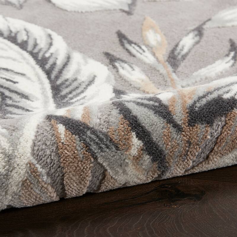 Nourison Pompeii Tropical Bordered Area Rug
