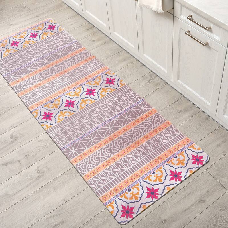 World Rug Gallery Boho Shade Anti-Fatigue Standing Mat