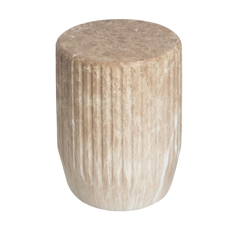 Christopher Knight Home- Sarah Outdoor MGO Carved Side Table