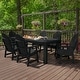 preview thumbnail 25 of 31, HIGHWOOD Hamilton Adirondack 7-Piece Outdoor Dining Height Set