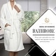 preview thumbnail 76 of 76, 100% Cotton Soft Terry Adult Unisex Lightweight Bathrobe by Superior