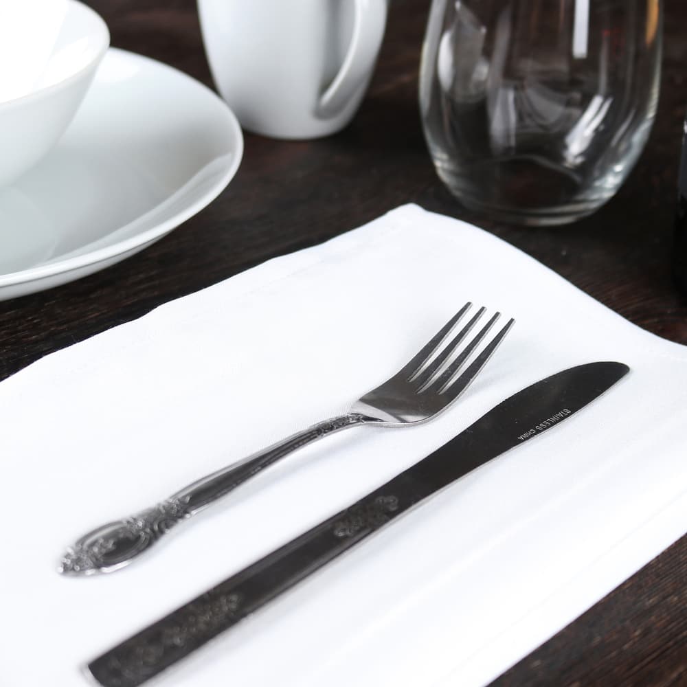 Arkwright Home 20x20 Solid Color Poly Spun Dinner Napkins - Pack of 25