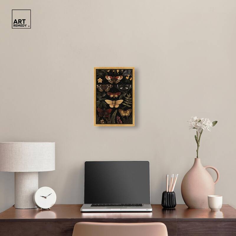 Winged Visitors III Canvas by Art Remedy