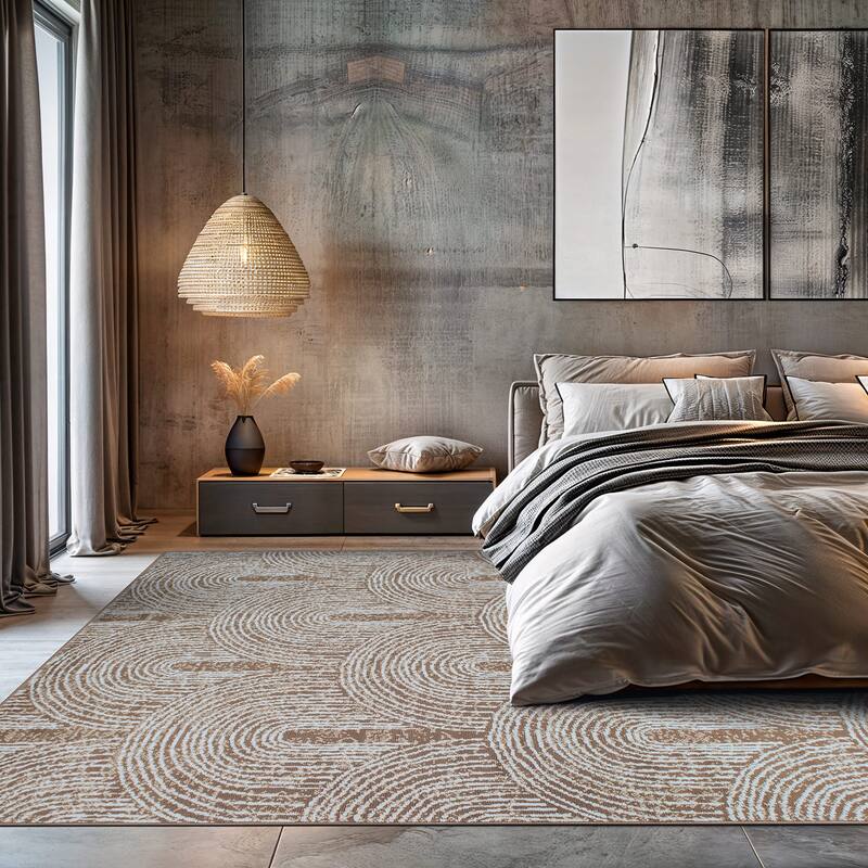 World Rug Gallery Contemporary Bohemian Arch Area Rug