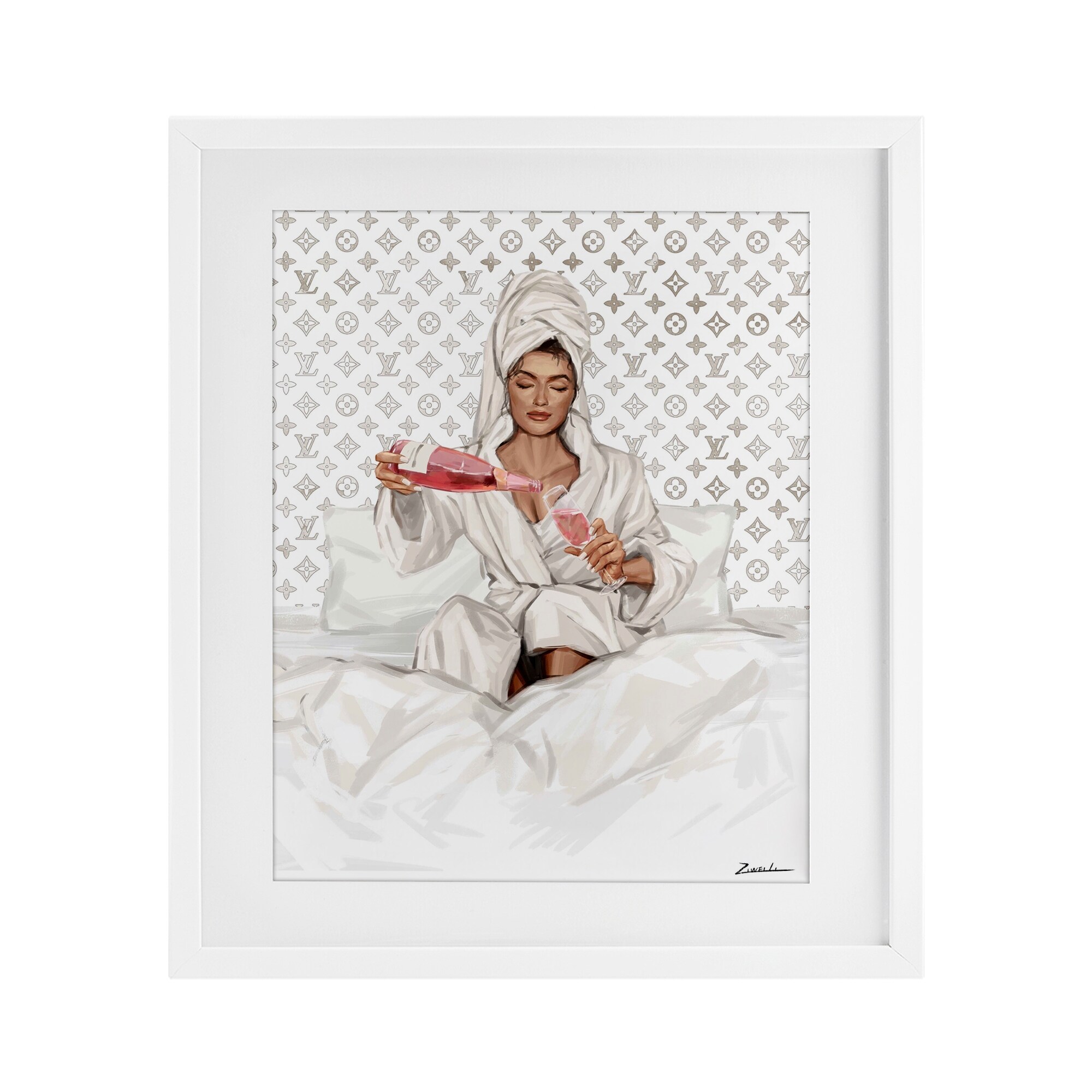 Self Care Champagne in Bed Ziwei Li