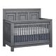 preview thumbnail 1 of 3, Manchester 4 in 1 Convertible Crib Rustic Gray