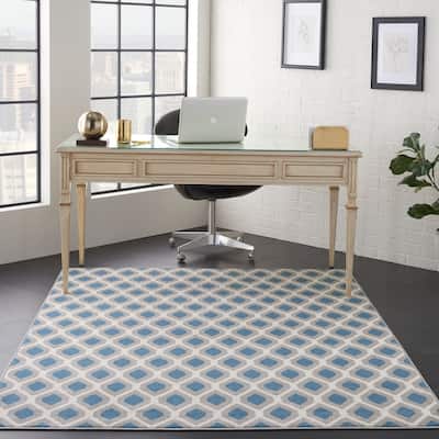 Nourison Grafix Modern Geometric Area Rug
