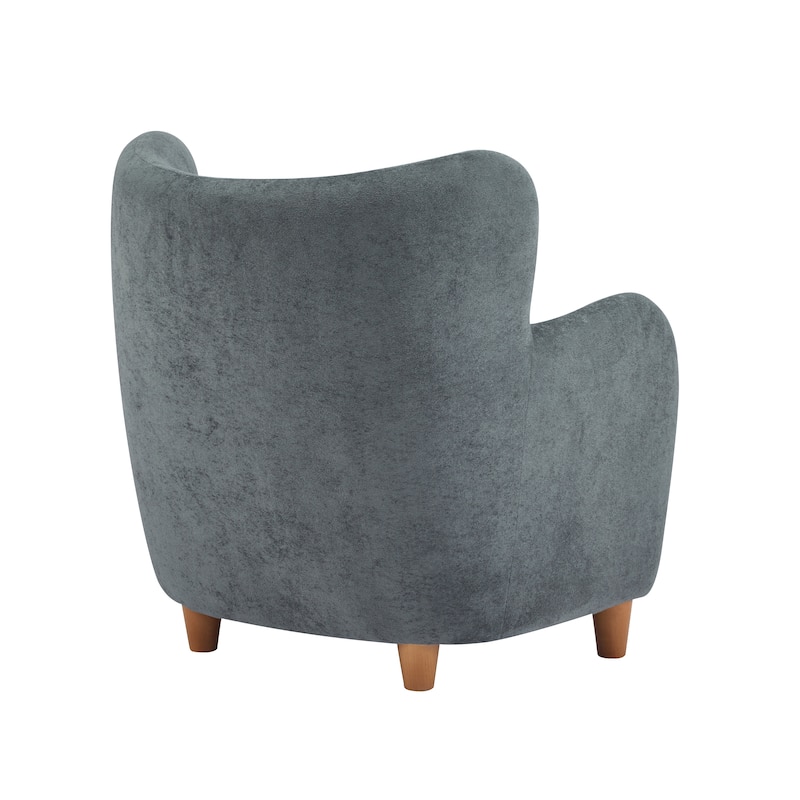 Bacho Fabric Wingback Accent Chair by Christopher Knight Home