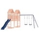 preview thumbnail 2 of 19, vidaXL Swing Set Outdoor Backyard Wooden Playground Equipment for Kids Age 3-8