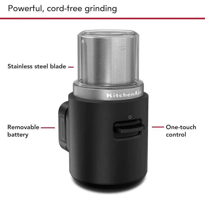 KitchenAid Go Cordless Blade Grinder with Battery