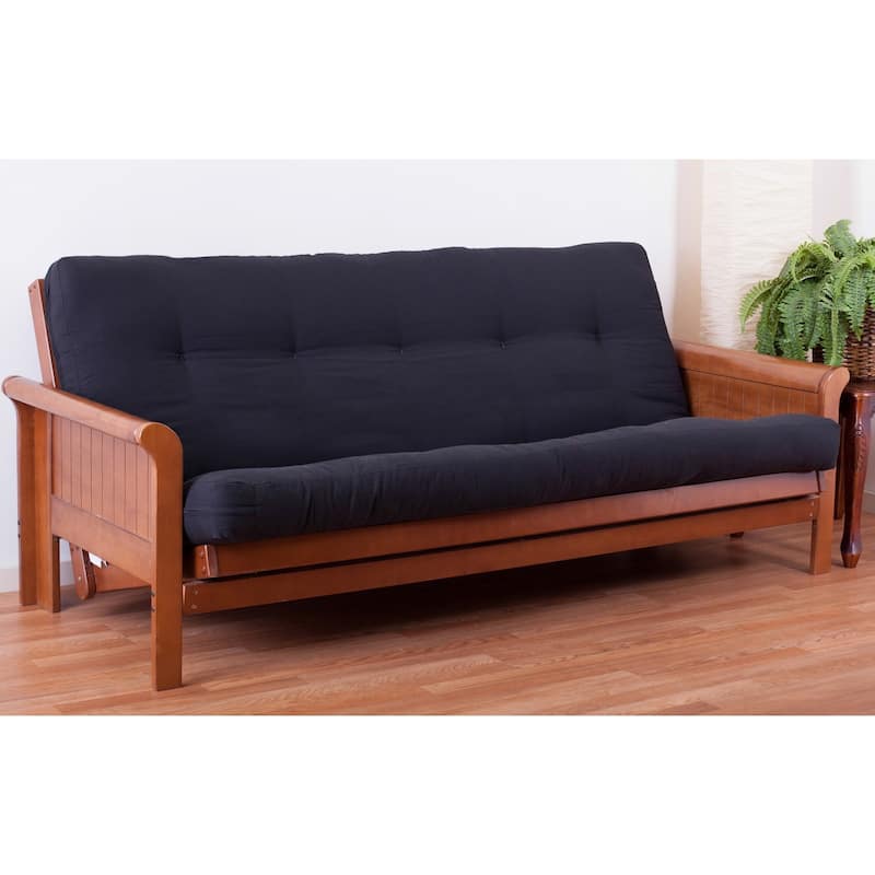 6-inch Thick Twill Futon Mattress (Twin, Full, or Queen)