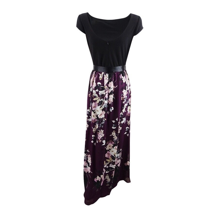 aubergine maxi dress