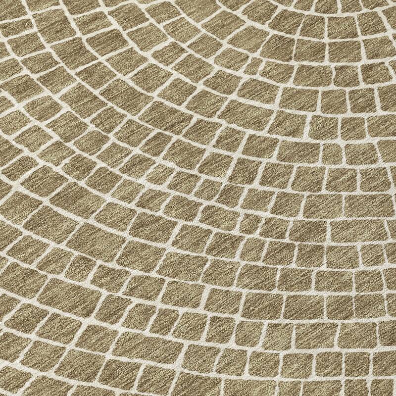 Machine Washable Indoor/ Outdoor Modern Gravity Chantille Rug