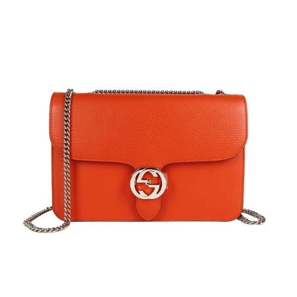 orange gucci purse