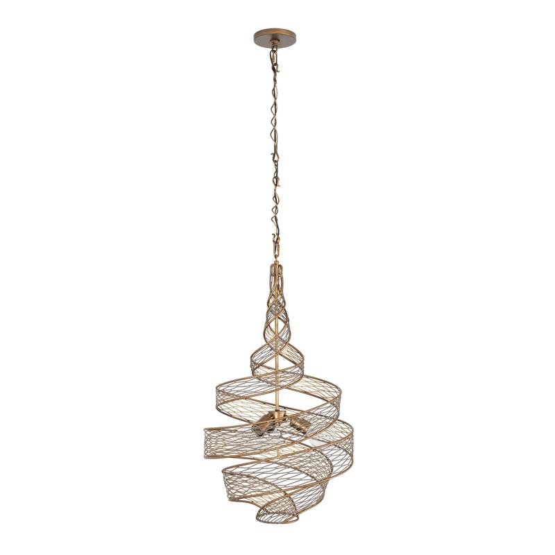 Varaluz Flow 3-Light Twist Pendant