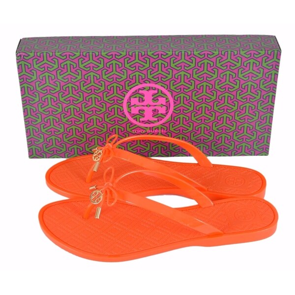 tory burch plastic flip flops