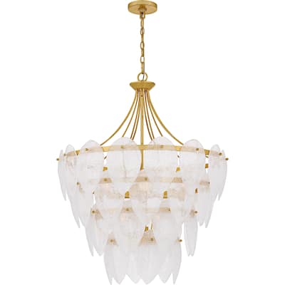 Lilestone 7-Light Gold Leaf Pendant