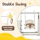 preview thumbnail 15 of 16, 4 in 1 Toddler Slide,Swing Set,Kids Playground Climber Slide Playset with Basketball Hoop,Freestanding Combination for babies