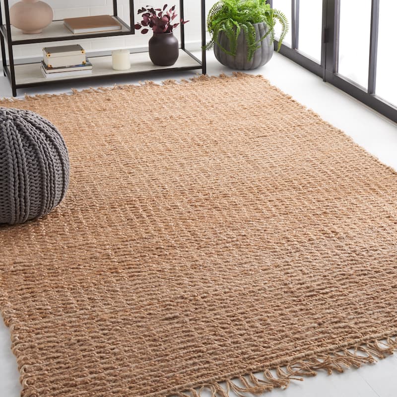 SAFAVIEH Handmade Natural Fiber Amirah Jute Rug - 6' x 9' - Natural