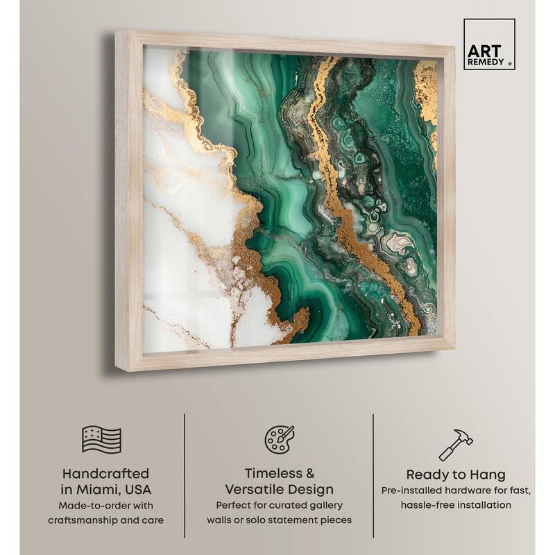 Malachite Majesty Shadowbox by Art Remedy