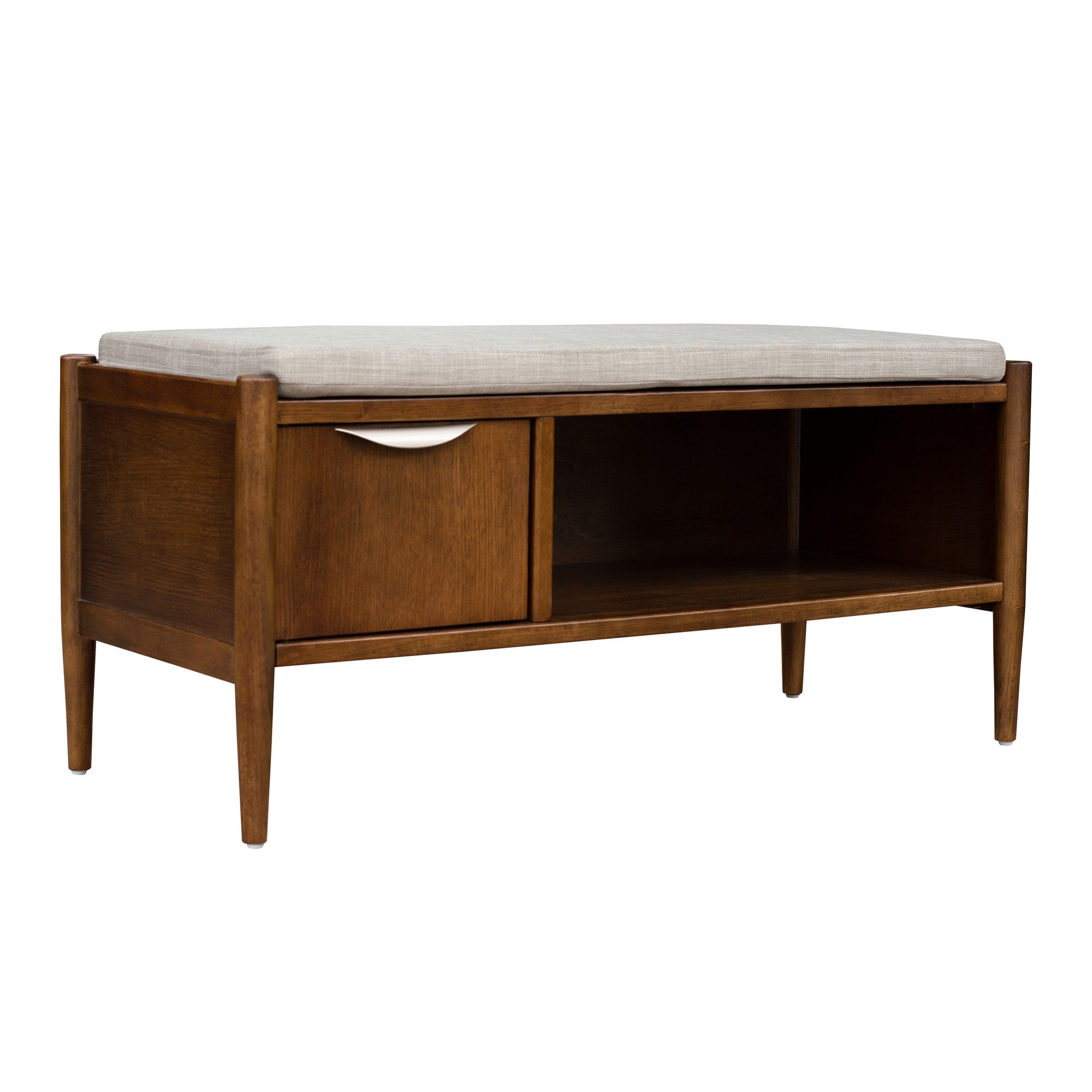 INK+IVY Arcadia Mid-Century Storage Bench - 42"W