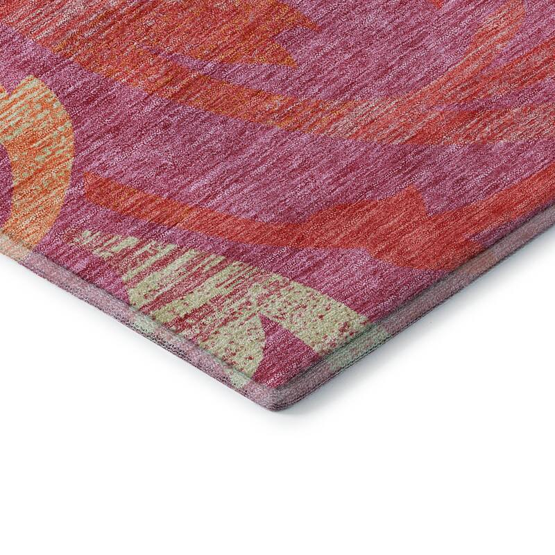 Premium Washable Super Soft Contempory Scroll Mayfield Rug