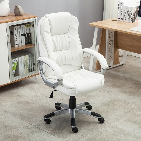 Shop Belleze Ergonomic Office Pu Leather Chair Executive Computer