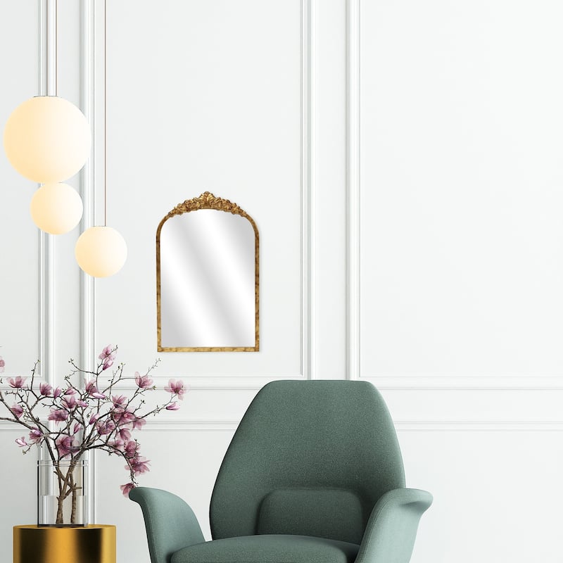 Everlaine Modern Victorian Accent Mirror - N/A