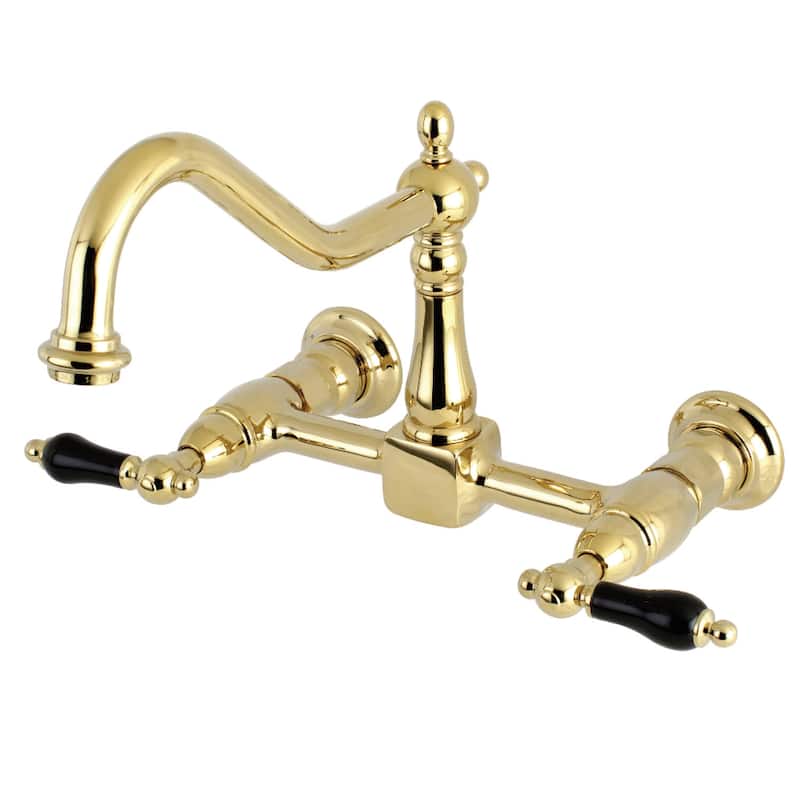 Kingston Brass Duchess 1.8 GPM Wall Mounted Bridge Kitchen Faucet