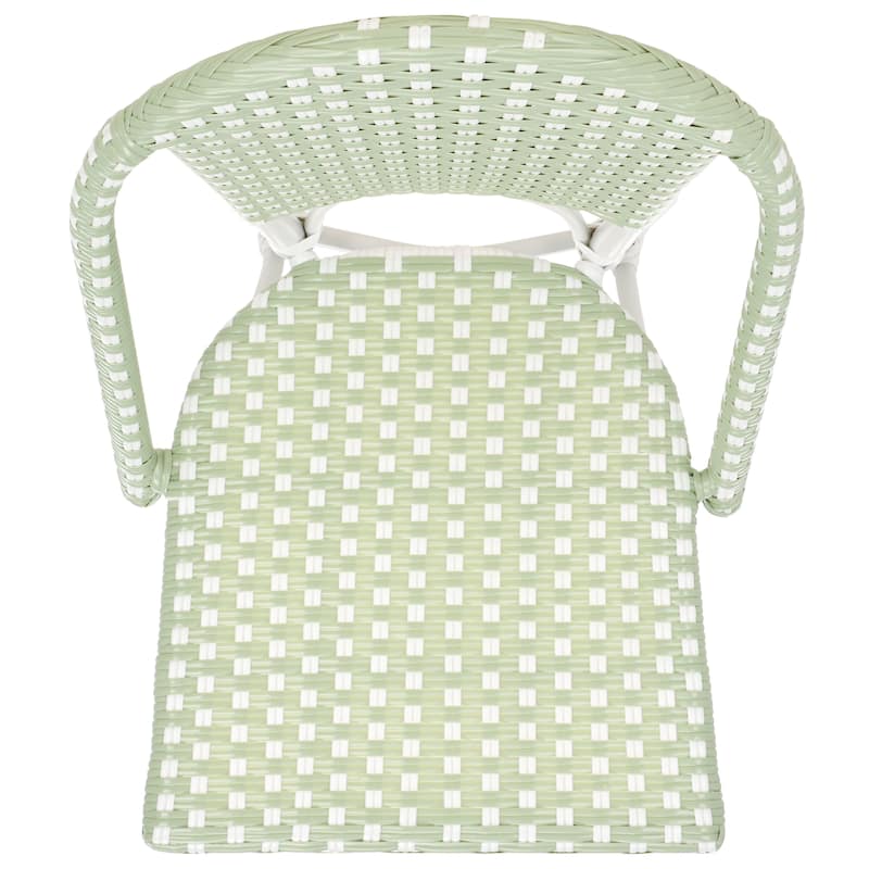 SAFAVIEH Outdoor Living Oliver 17-inch Bistro Chair [SET of 2] - 18Wx22Dx35H