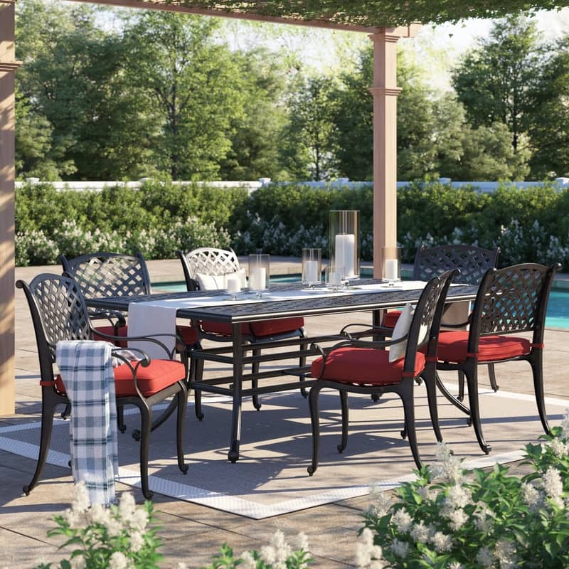 South Ponto 7-piece Aluminum Dining Set by Havenside Home