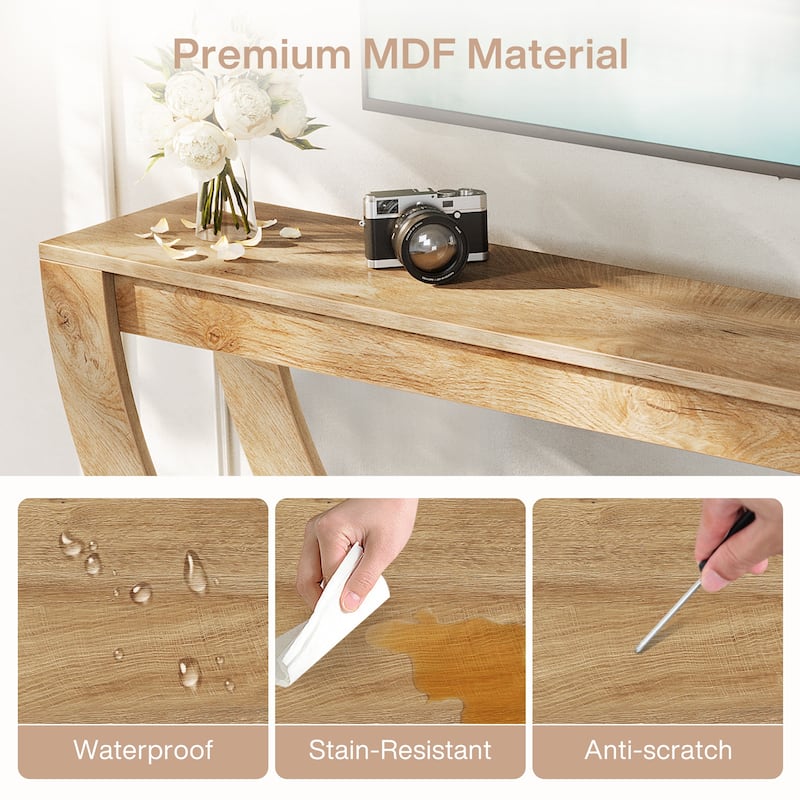 TV Stand with Storage Shelves for 55-75 Inches Television