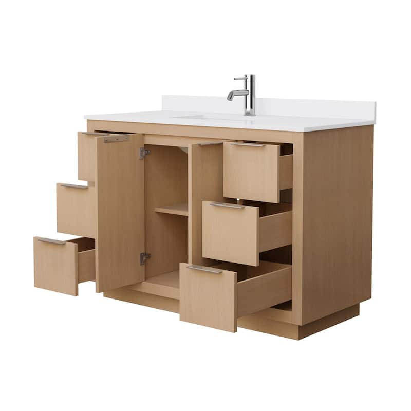 Wyndham Collection Maroni 48" Free Standing Single Basin Vanity Set