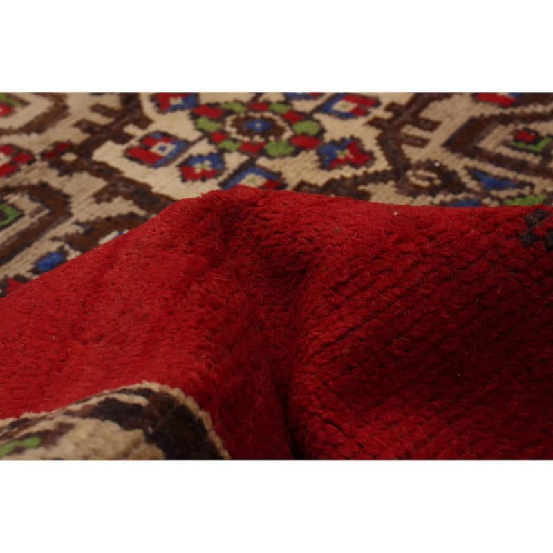 ECARPETGALLERY Hand-knotted Konya Anatolian Red Wool Rug - 4'10 x 9'5