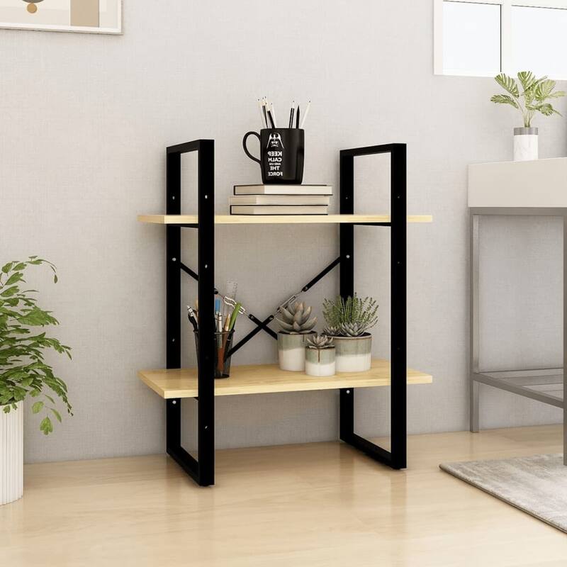 vidaXL Bookshelf Book Cabinet Shelving Unit for Living Room Engineered Wood