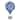Regal Art & Gift 20 Inch Murano HAB Solar Lantern - Blue