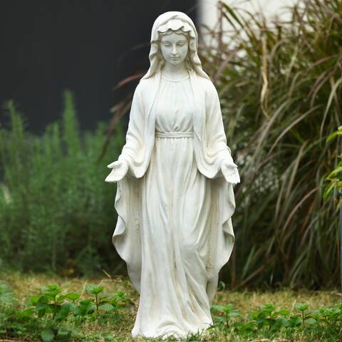 Virgin Mary Outdoor Garden Statue