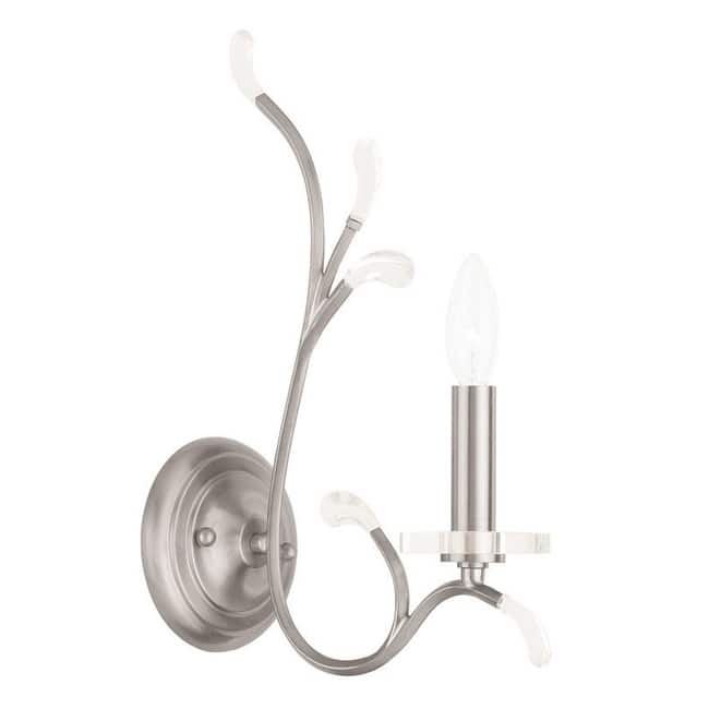 Livex Lighting Serafina 1 Light Candle-Style Sconce Wall Sconce