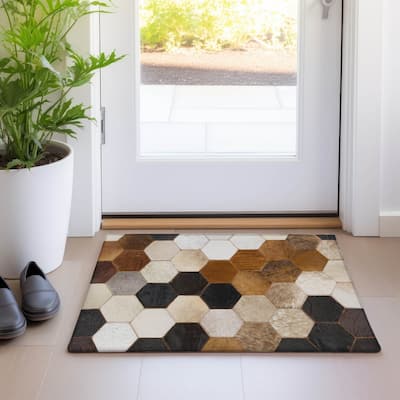 Premium Washable Super Soft Modern Mosaic Mayfield Rug