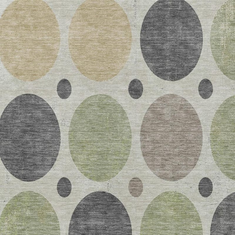 HomeRoots Geometric Transitional Rectangle Outdoor Rug