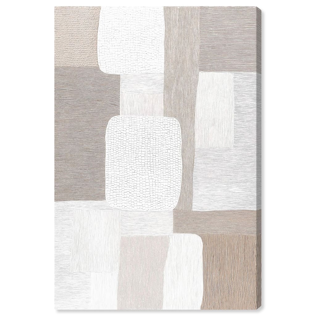 Stucco Squares II Canvas by Art Remedy, Gallery Wrapped