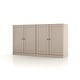 preview thumbnail 78 of 88, 100% Solid Wood Sideboard with Glass or Solid Wood Doors by Palace Imports - 64" x 35.75"