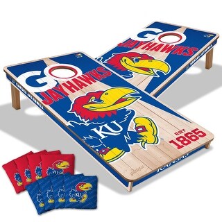 Kansas Jayhawks NCAA 2x4 Cornhole Board Set