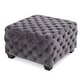 preview thumbnail 52 of 54, Jaymee Modern Glam Button Tufted Velvet Ottoman by Christopher Knight Home