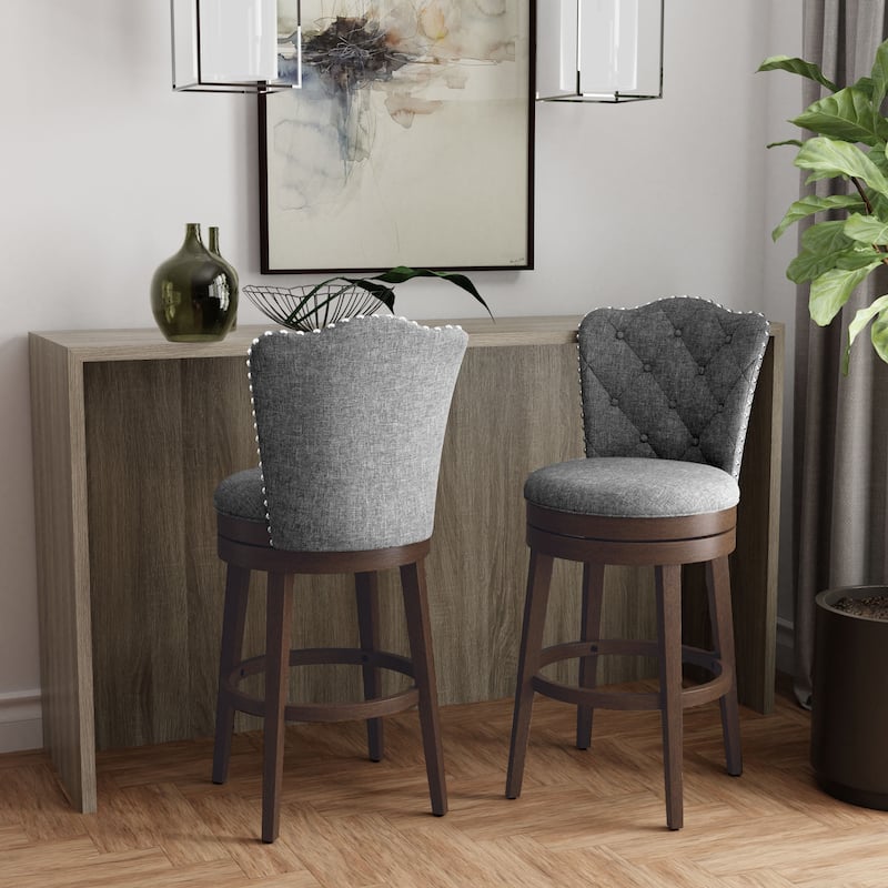 Hillsdale Edenwood Wood Swivel Stool