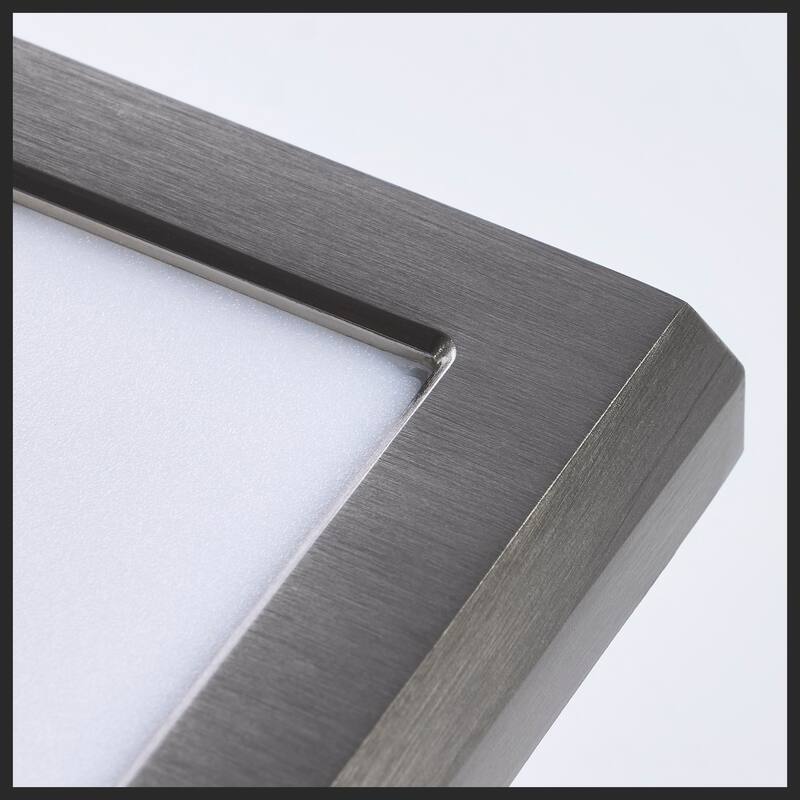 Blink Pro 13W 9in LED Fixture CCT Selectable Square Shape Brushed Nickel Finish 120V - Brushed Nickel