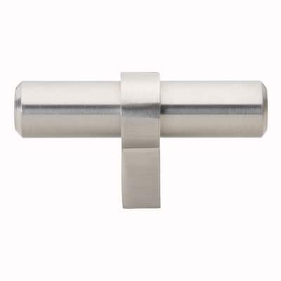 GlideRite 5-Pack 2-1/4-inch Solid Steel Euro Cabinet T-Knob