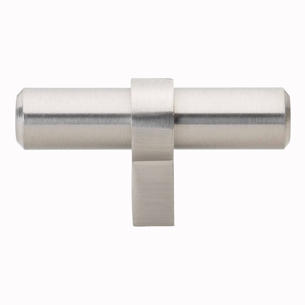 GlideRite 5-Pack 2-1/4-inch Solid Steel Euro Cabinet T-Knob
