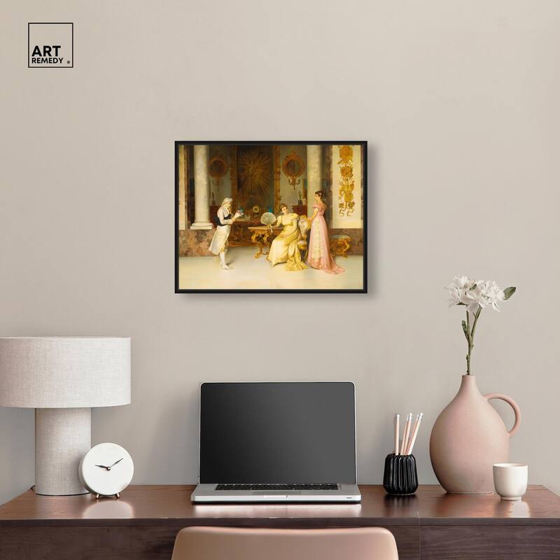 Bashful Suitor Canvas by Art Remedy