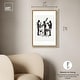 preview thumbnail 26 of 60, Bebop II Black Art Canvas Print by Art Remedy